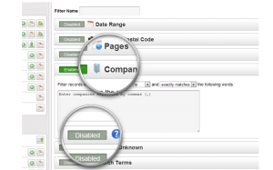 Setup Unique Filters