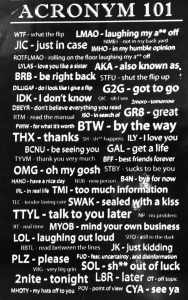 Modern Day Marketing Acronyms