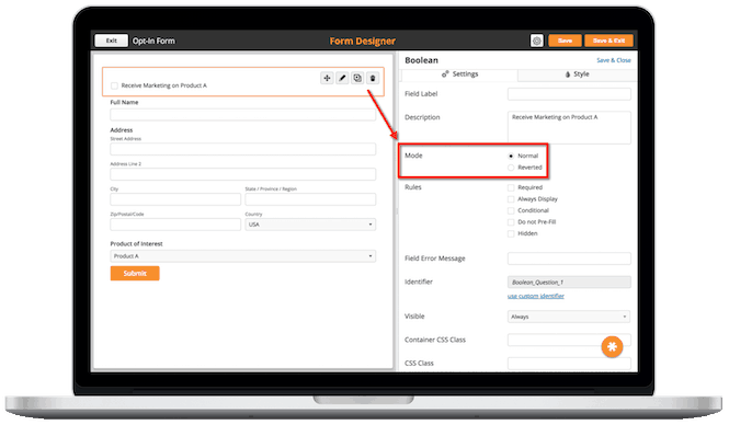 GDPR Form Opt-In