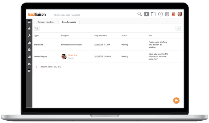 GDPR Privacy Consent Log